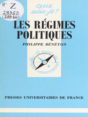 cover image of Les régimes politiques